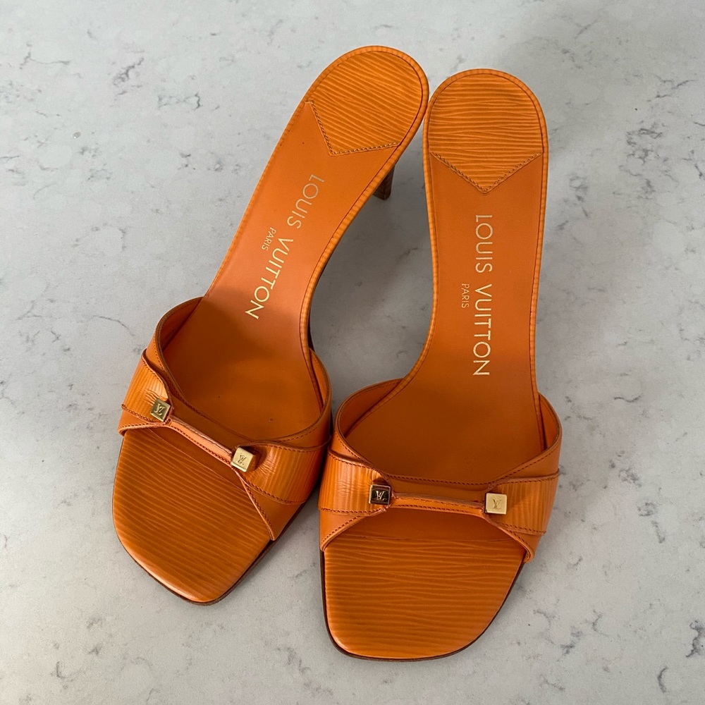 Louis Vuitton Orange Sandals